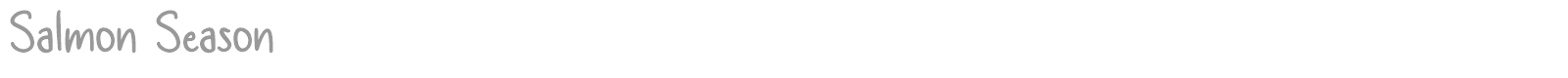 Salmon Season font preview